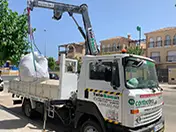Espinardo, Cabezo de Torres contenedor camión
